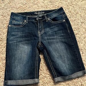 Women’s jeans shorts.